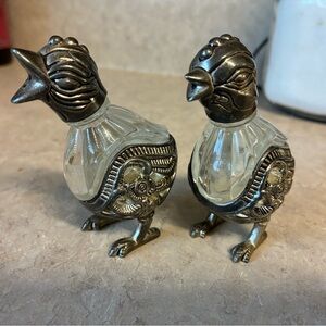 Godinger Silverplate Chick Salt & Pepper Shaker Pair